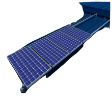 Installation à la maison Kits de panneaux solaires d&#39;aluminium